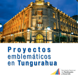 Proyectos - Secretaría Nacional de Planificación y Desarrollo
