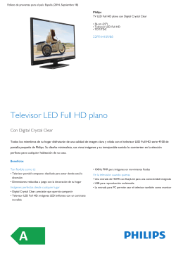 Televisor LED Full HD plano de 56 cm (22