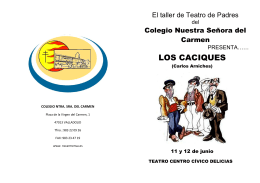 LOS CACIQUES - Colegio Ntra. Sra. del Carmen