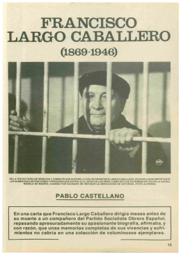 FRANCISCO LARGO CABALLERO