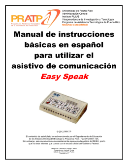 Easy Speak - Programa de Asistencia Tecnológica de Puerto Rico