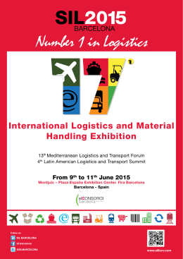 SIL 2015, the greatest event of the logistics industry that no one