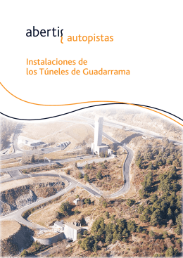 Instalaciones de los Túneles de Guadarrama