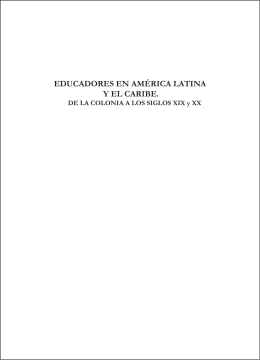 educadores en américa latina y el caribe.