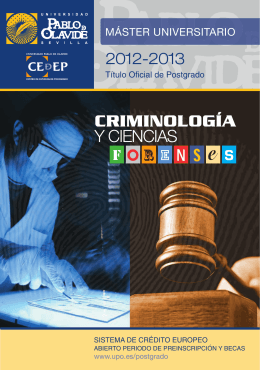 CRIMINOLOGIA 12 PARTES.indd - Universidad Pablo de Olavide