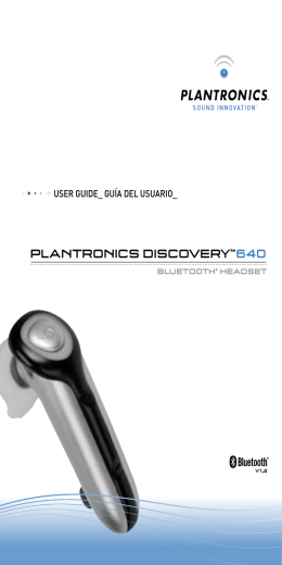 PLANTRONICS DISCOVERY™640