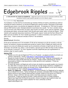 Edgebrook Ripples 1/11/12