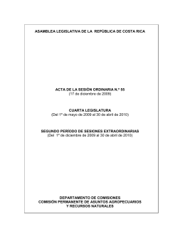 ASAMBLEA LEGISLATIVA DE LA REPÚBLICA DE COSTA RICA