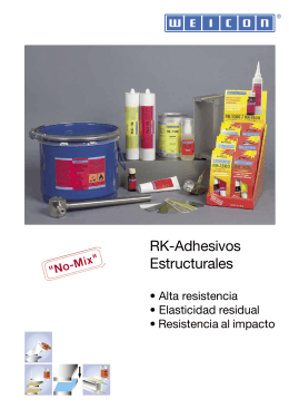 RK Adhesivos Estructurales PDF Folleto, 0.3 MB