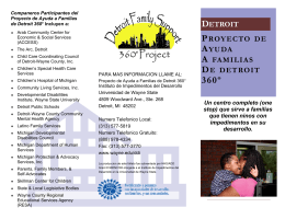 Que es Detroit 360 - Developmental Disabilities Institute