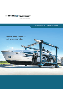 MTI Mobile Boat Hoist Brochure Spanish