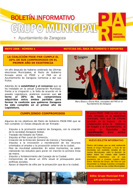 Grupo Municipal del Ayuntamiento Zaragoza