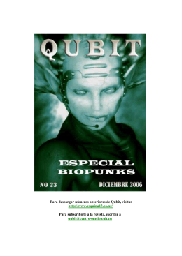 QUBIT23 Biopunks