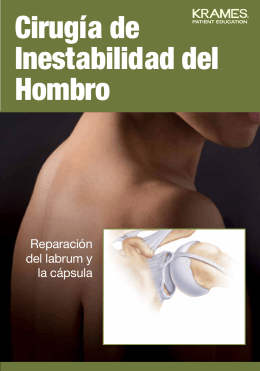 Cirugía de inestabilidad del hombro
