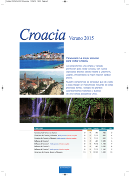 Croacia Verano 2015