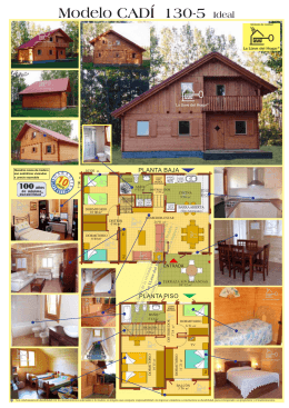 Modelo CADÍ 130-5 Ideal - casas de madera la llave del hogar