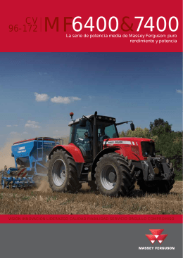 Tractors Massey Ferguson 6400 - 7400