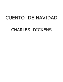 Charles Dickens - Cuento de Navidad - v1.0
