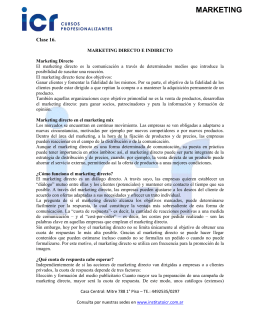 MARKETING - Instituto ICR