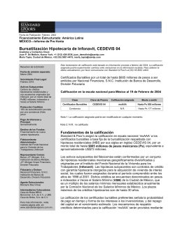 Bursatilización Hipotecaria de Infonavit, CEDEVIS 04