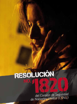 la resolución. 1820