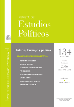 Estudios Políticos - Profesor Dr. Javier Fernández Sebastián
