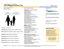 2013 Magnet School Fair - Open Magnet Charter School