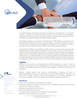 folleto HR365 - Cima Latin America