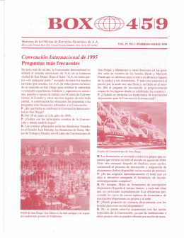 Marzo 1994 - Convención Internacional de 1995 Preguntas