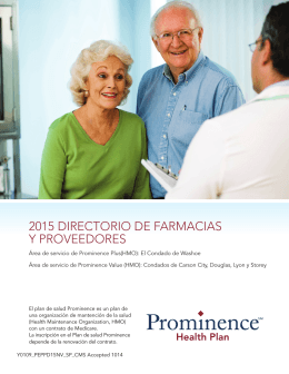 2015 Nevada Provider/Pharmacy Directory (Spanish)