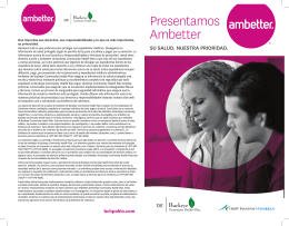 Presentamos Ambetter - Ambetter from Buckeye Health Plan