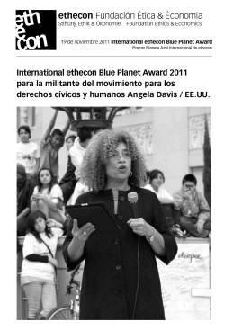Dossier Angela Davis / Blue Planet 2011 (PDF-Datei)