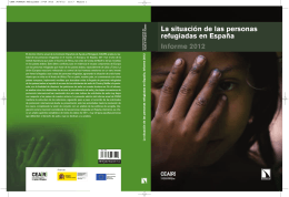Informe 2012 CEAR - Comisión Española de Ayuda al Refugiado
