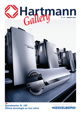 Hartmann Gallery Speedmaster XL 105 Última tecnología en tira
