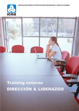 Training externo DIRECCIÓN & LIDERAZG ng externo CIÓN