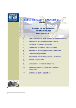 Folleto EyM 2010-1 - División de Ciencias Básicas
