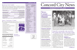 News Corner - City of Concord