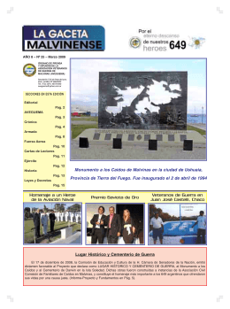 Tapa y revista Nº 25.pmd - Asociación Veteranos de Guerra de