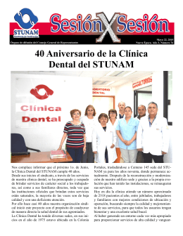 40 Aniversario de la Clínica Dental del STUNAM
