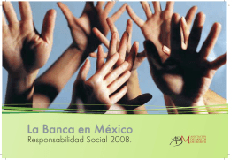 Responsabilidad Social 2008 - Asociación de Bancos de México