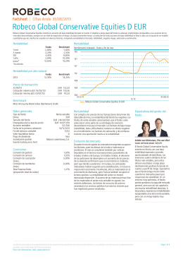Robeco Global Conservative Equities D EUR