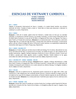 ESENCIAS DE VIETNAM Y CAMBOYA