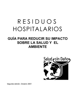 Guía Residuos Hospitalarios