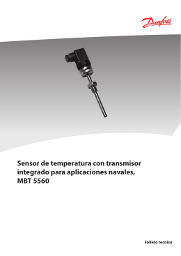 Sensor de temperatura con transmisor integrado para aplicaciones