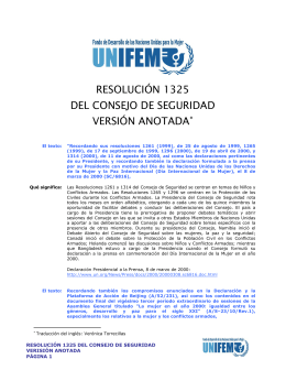 SPANISH_Security Council Resolution Annotated_1325