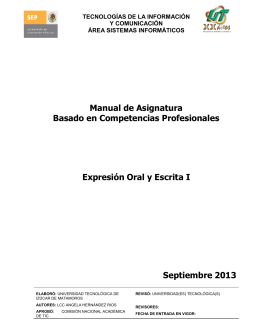 manual asignatura expresión oral y escrita i 2013