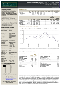 Fund Fact Sheet A4 - Brandes Investment Partners
