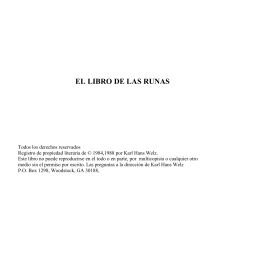 EL LIBRO DE LAS RUNAS - Rune Magic Introduction