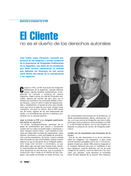 El Cliente - Revista Letreros