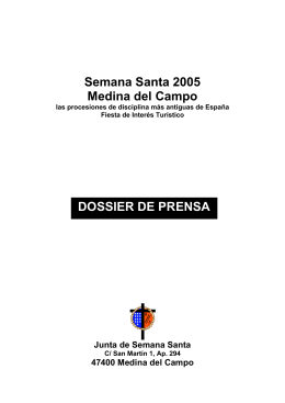 Semana Santa 2003 - Ayuntamiento de Medina del Campo
